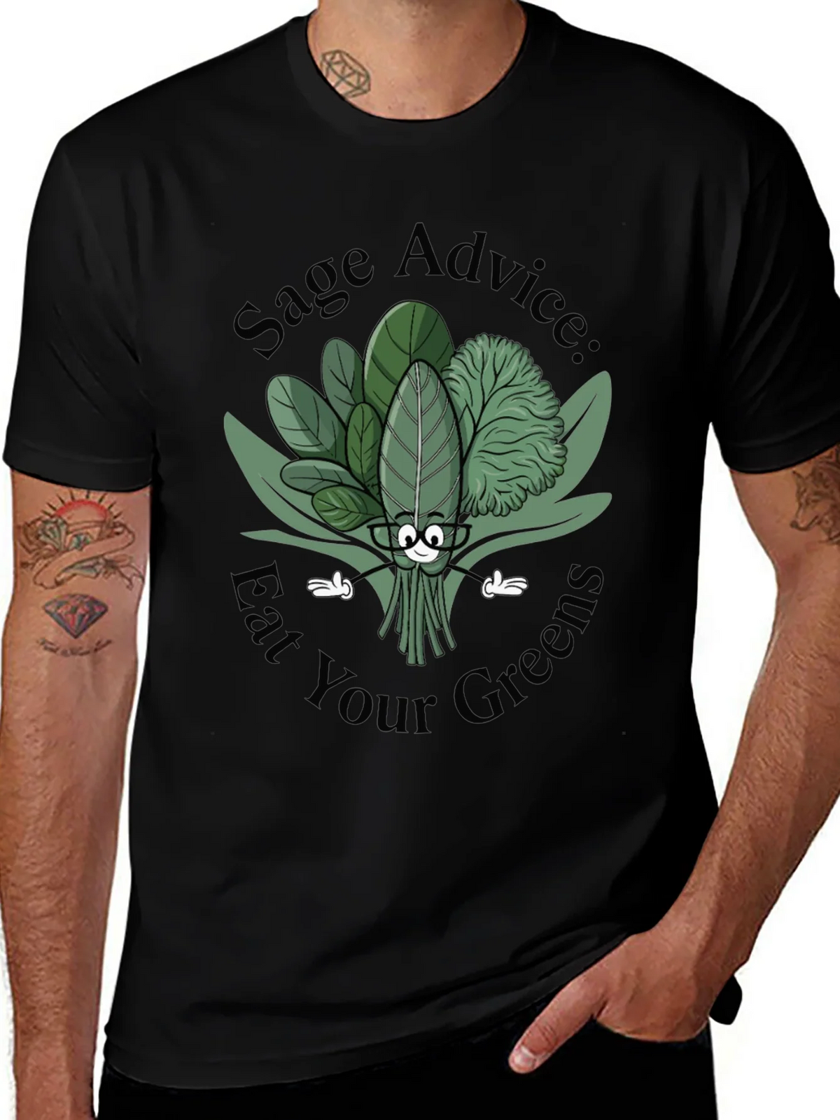 Sage Advice Eat Your Greens Graphic Tee product image 1