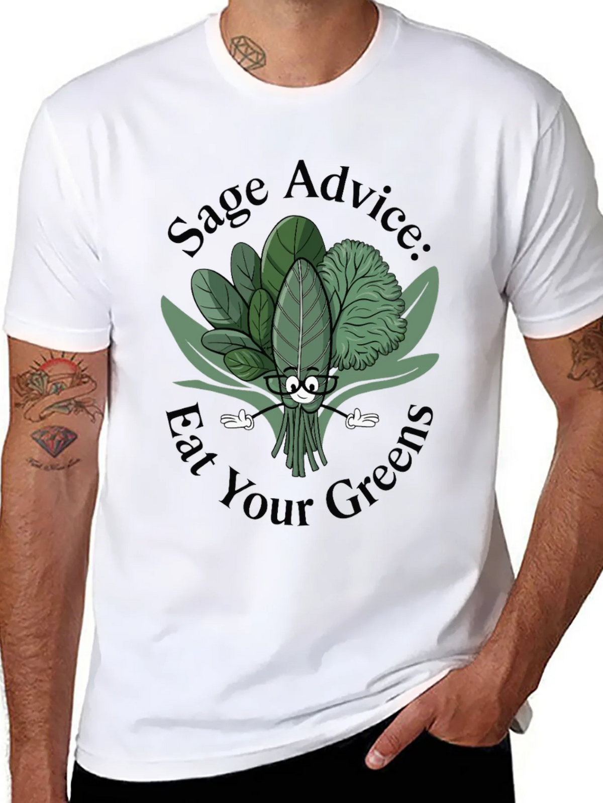 Sage Advice Eat Your Greens Graphic Tee product image 5