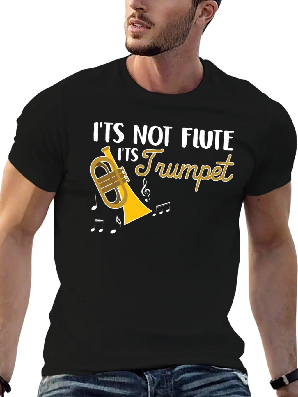 Its Not Flute Trumpet T-Shirt product image 6