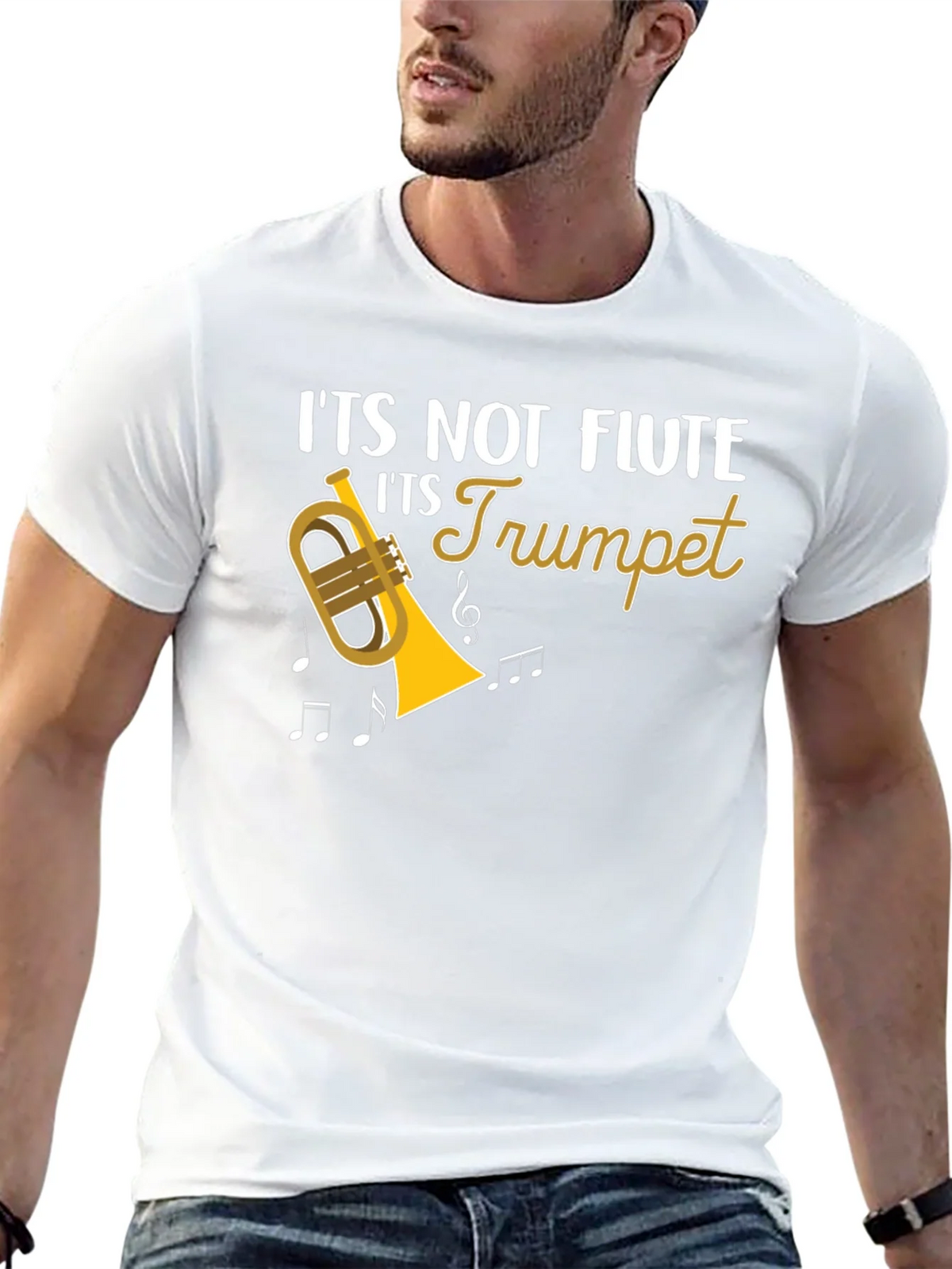 Its Not Flute Trumpet T-Shirt product image 12