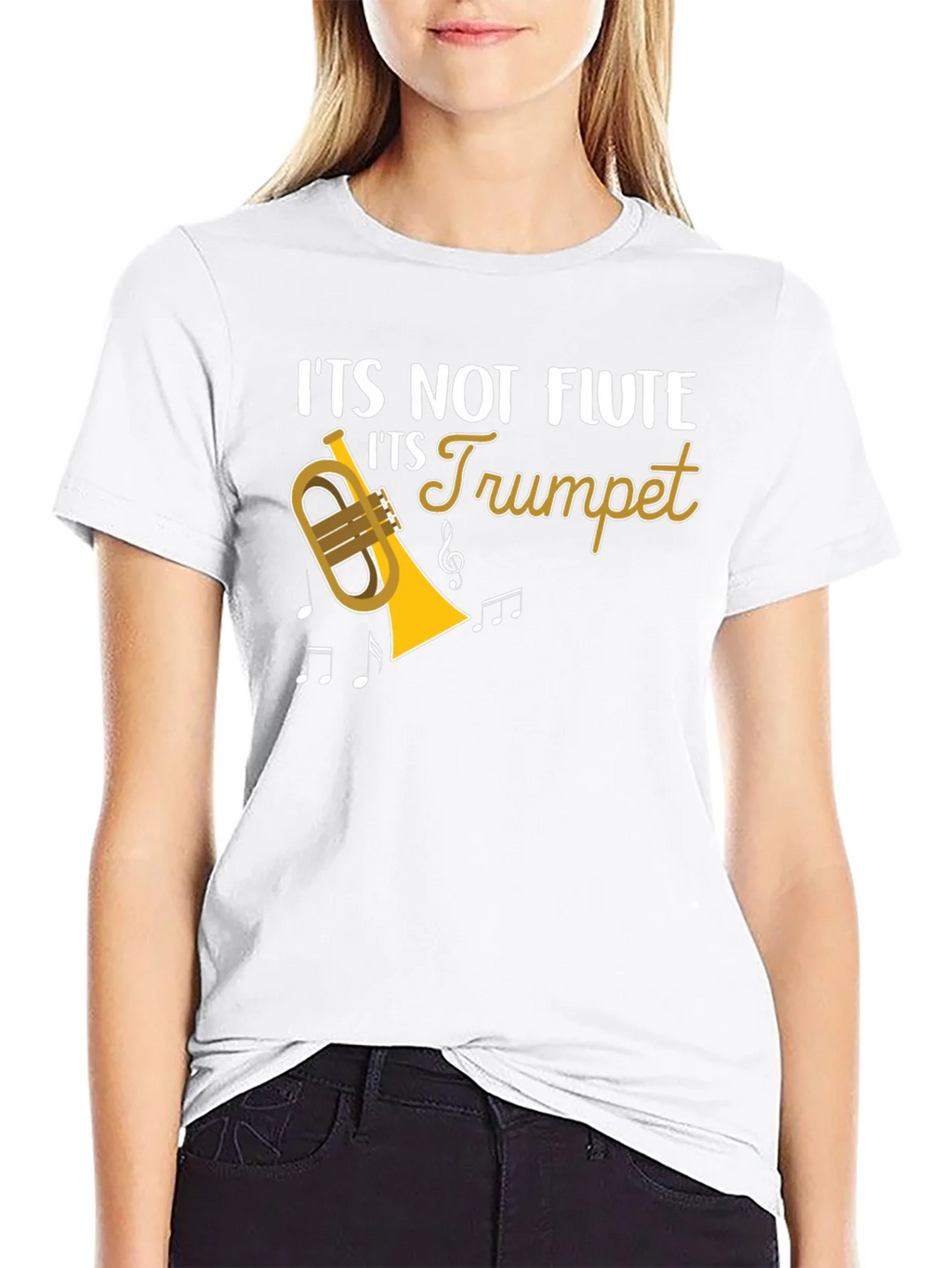 Its Not Flute Trumpet T-Shirt product image 8