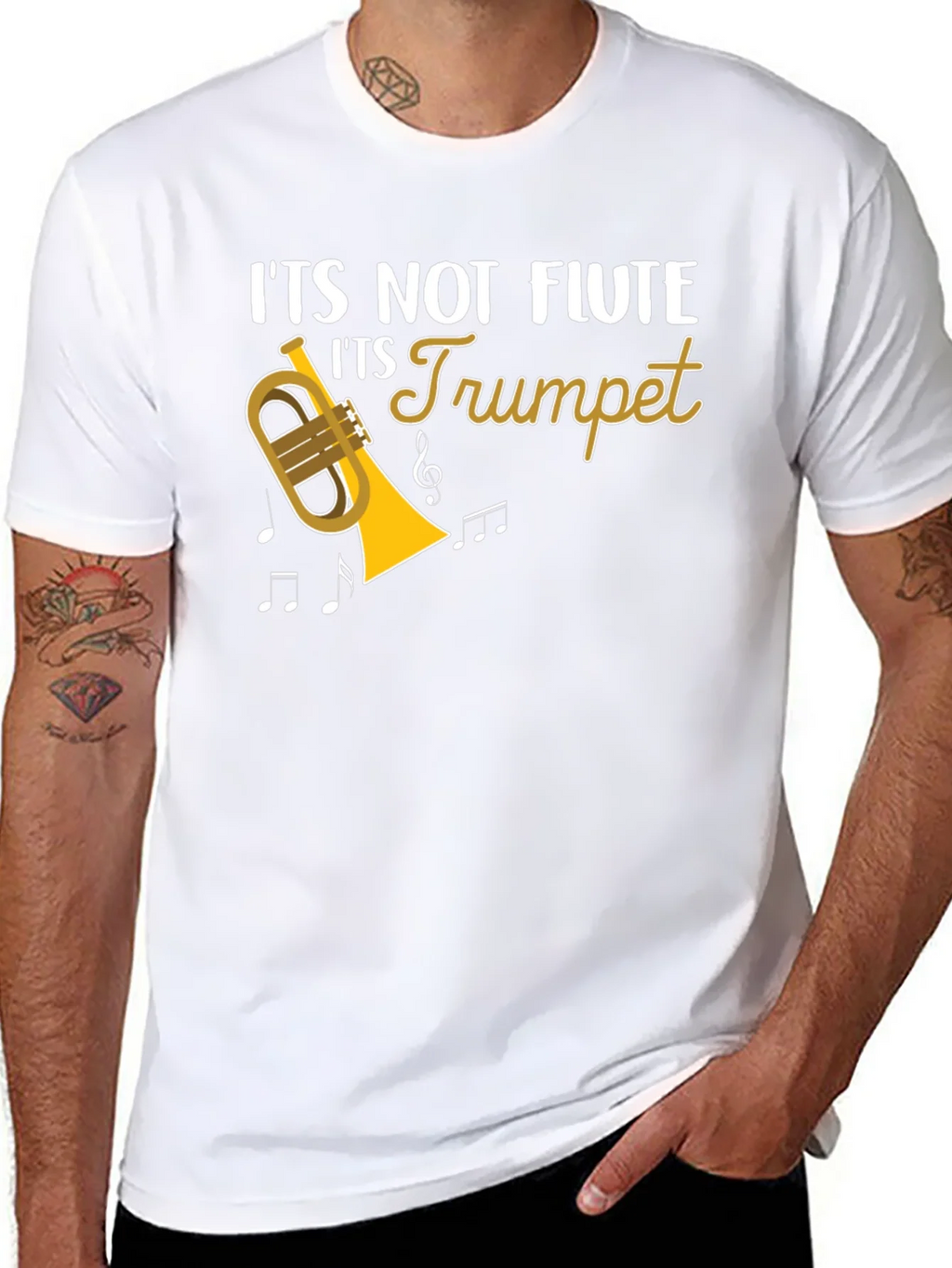 Its Not Flute Trumpet T-Shirt product image 7