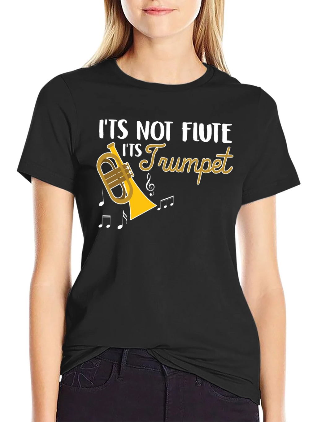 Its Not Flute Trumpet T-Shirt product image 2
