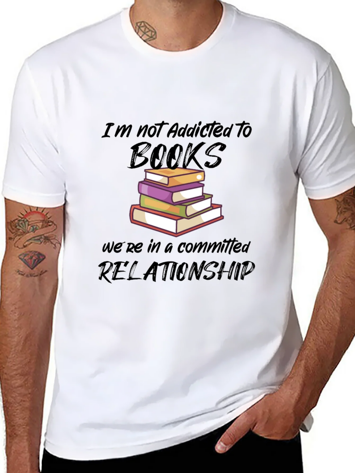 Book Lovers Graphic Tee - Committed Relationship product image 7