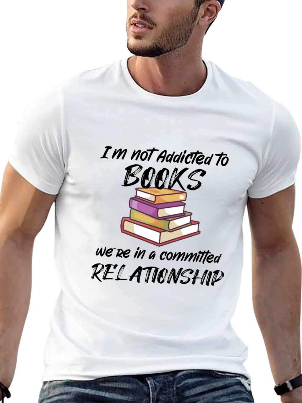 Book Lovers Graphic Tee - Committed Relationship product image 12