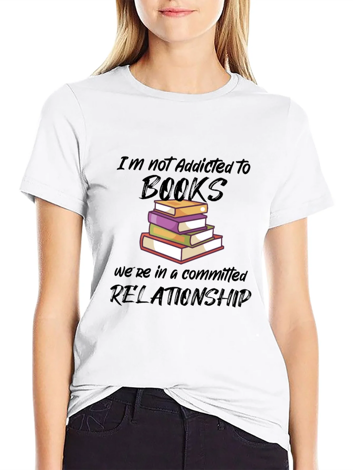 Book Lovers Graphic Tee - Committed Relationship product image 8