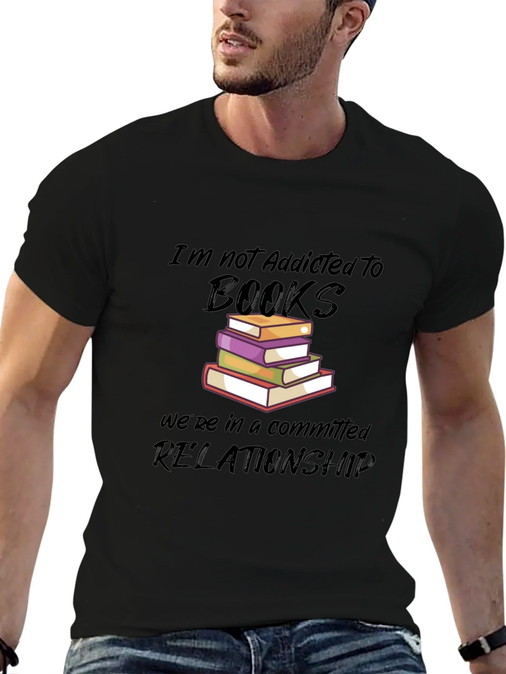 Book Lovers Graphic Tee - Committed Relationship product image 6