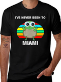 Ive Never Been To Miami Turtle Graphic T-Shirt product image 1