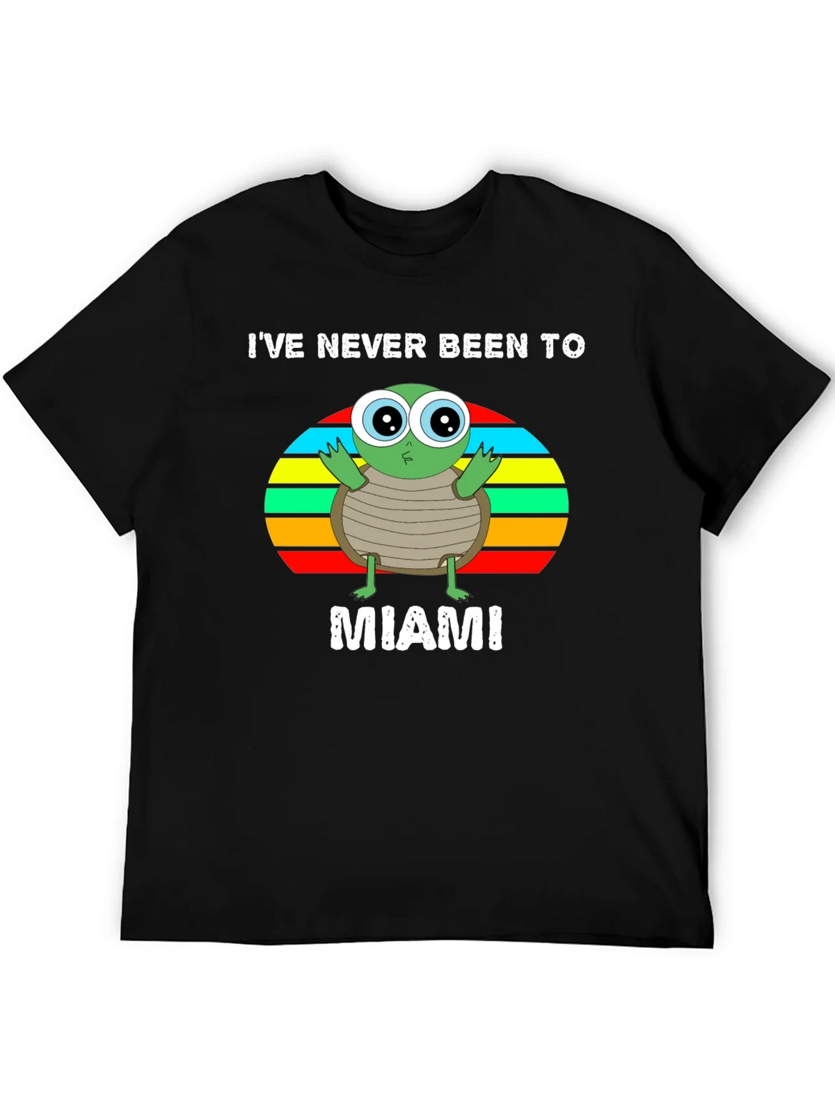 Ive Never Been To Miami Turtle Graphic T-Shirt product image 5