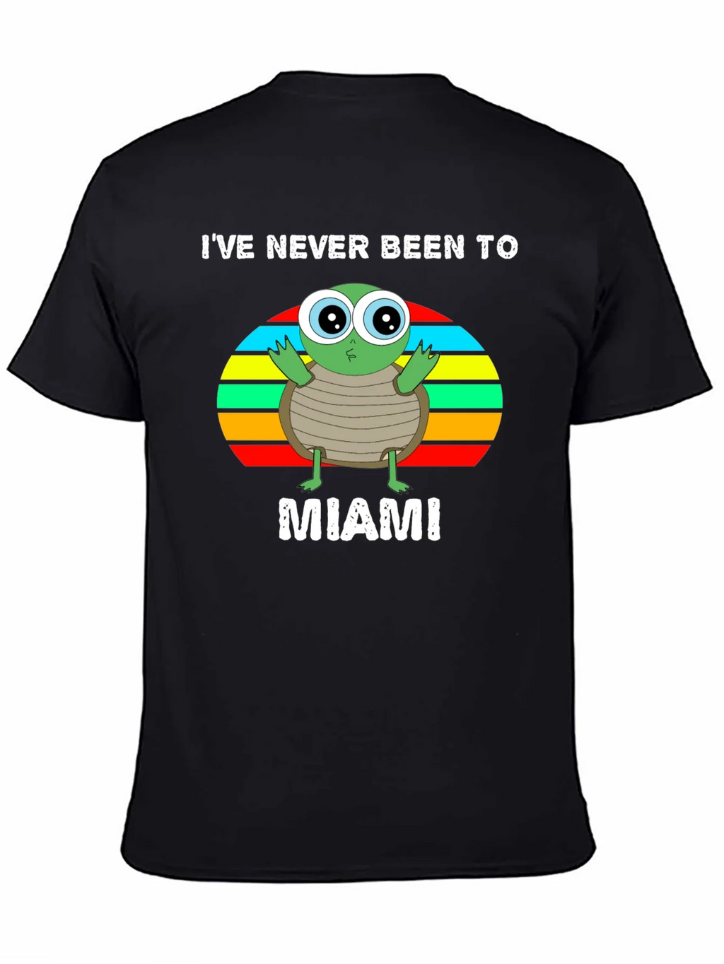 Ive Never Been To Miami Turtle Graphic T-Shirt product image 4