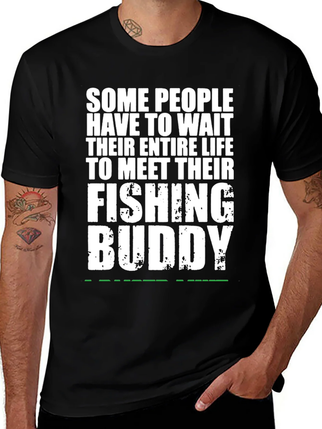 Fishing Buddy Graphic Tee - Perfect Gift for Anglers product image 1