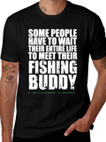 Fishing Buddy Graphic Tee - Perfect Gift for Anglers product image 1