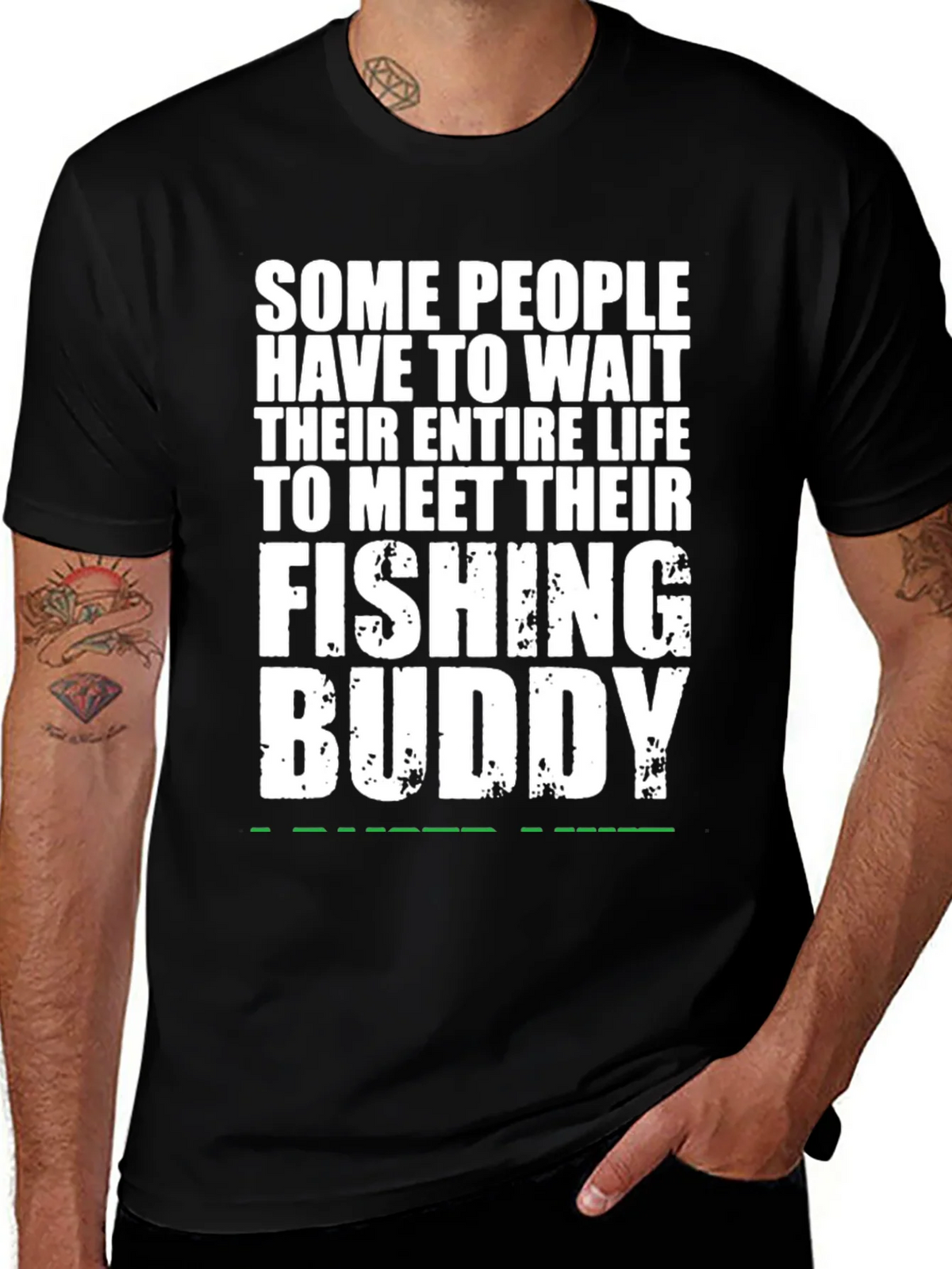 Fishing Buddy Graphic Tee - Perfect Gift for Anglers product image 1