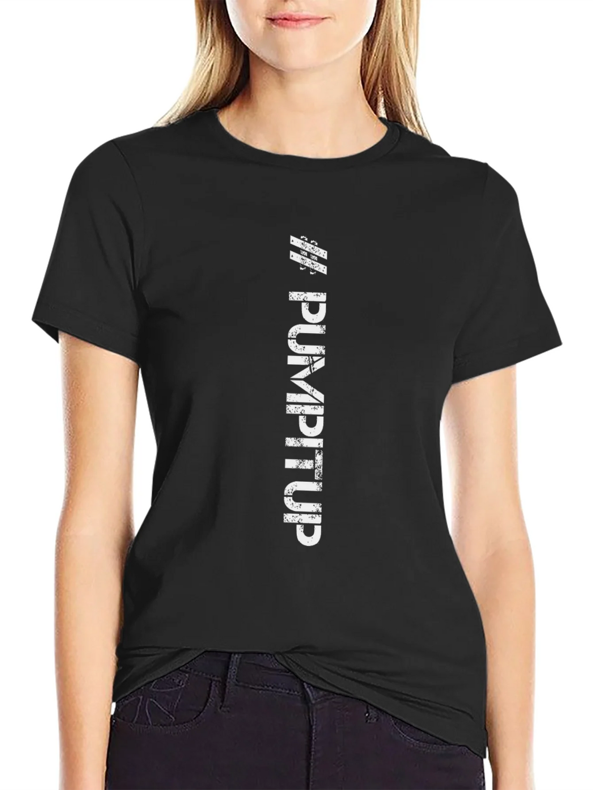 Pump It Up Black Graphic Tee product image 2