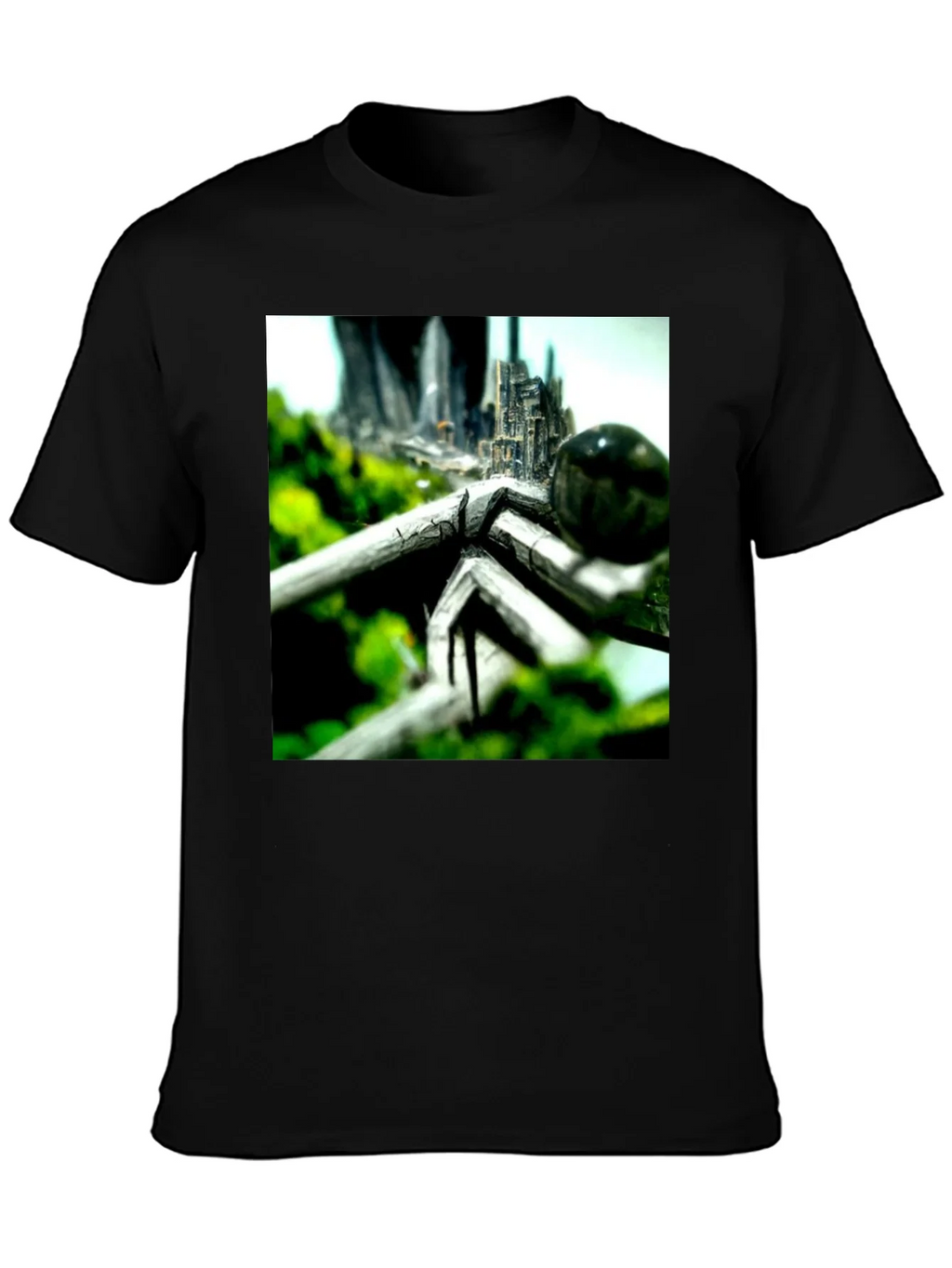 Abstract Nature City T-Shirt product image 2