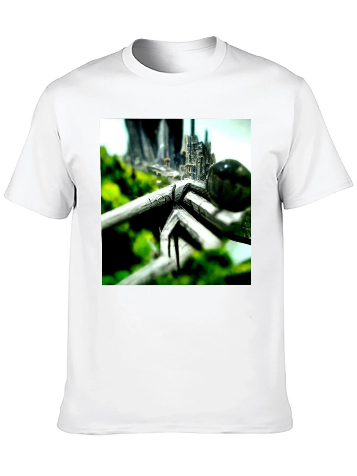 Abstract Nature City T-Shirt product image 8