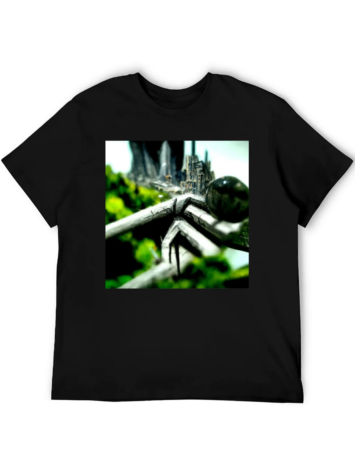 Abstract Nature City T-Shirt product image 4