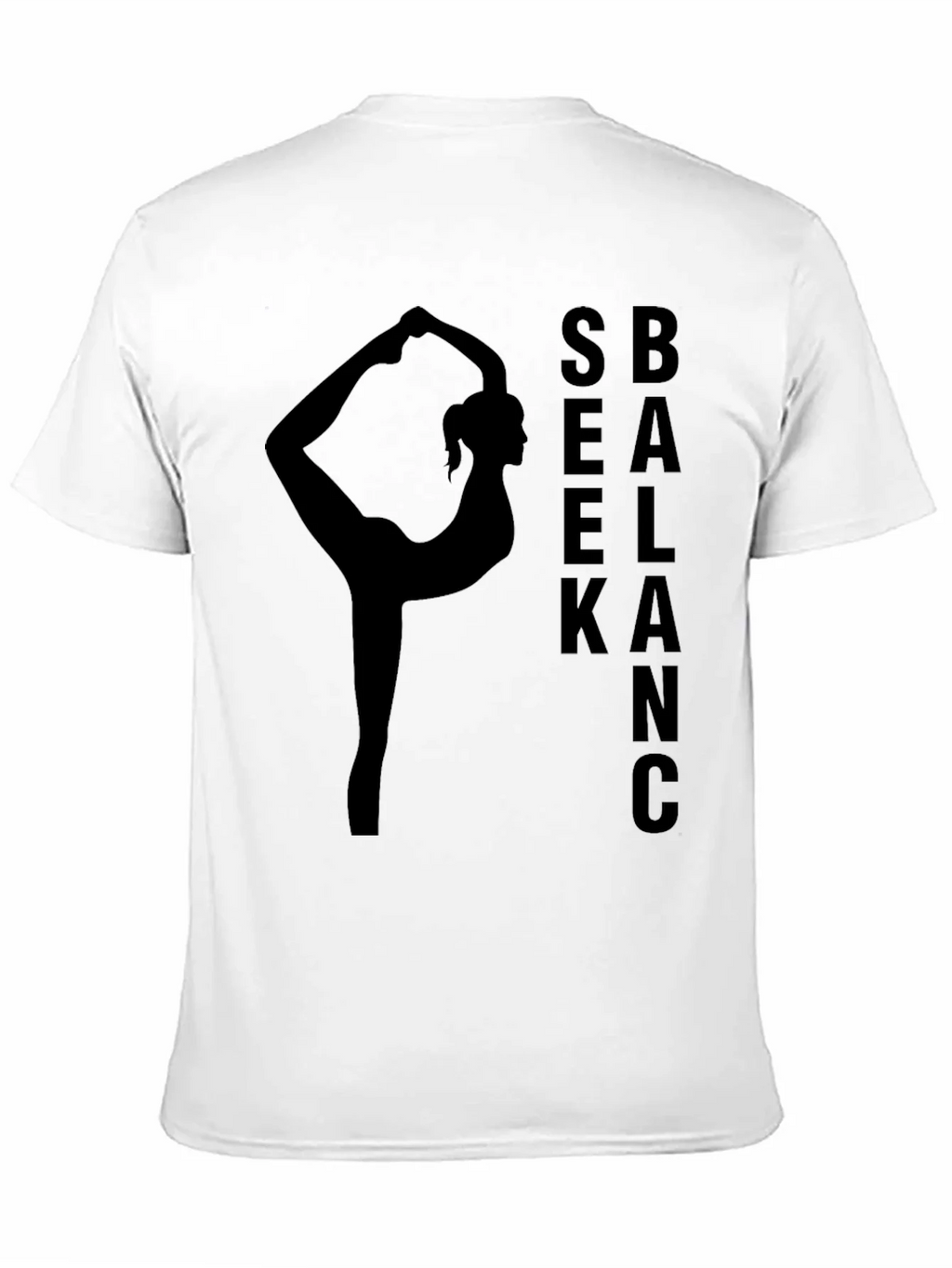 Yoga Balance Black T-Shirt product image 10