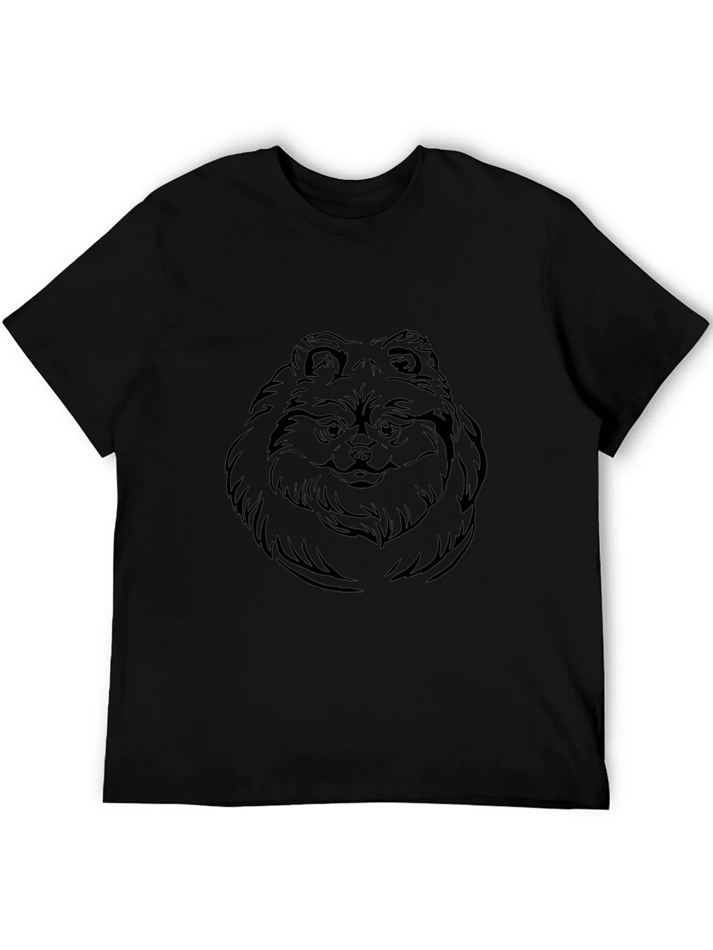 Pomeranian Dog Graphic Black T-Shirt product image 5