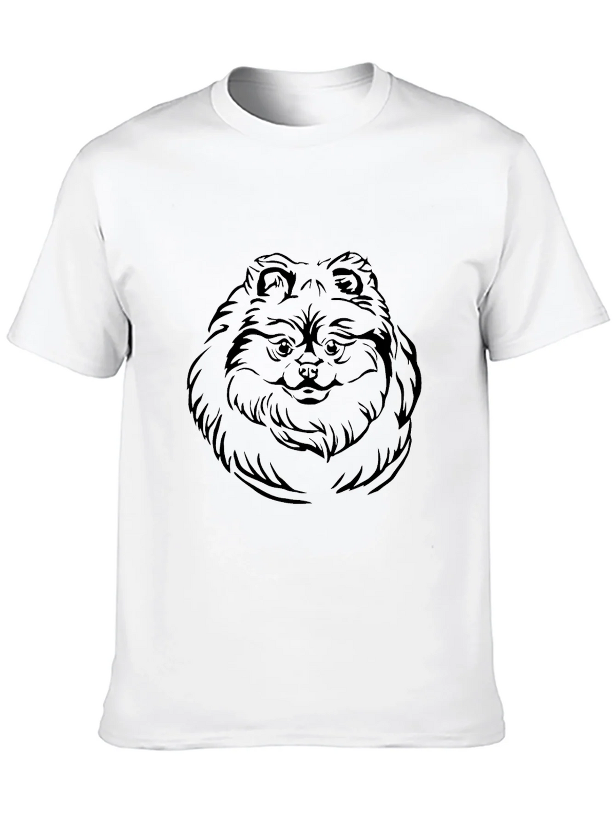 Pomeranian Dog Graphic Black T-Shirt product image 9