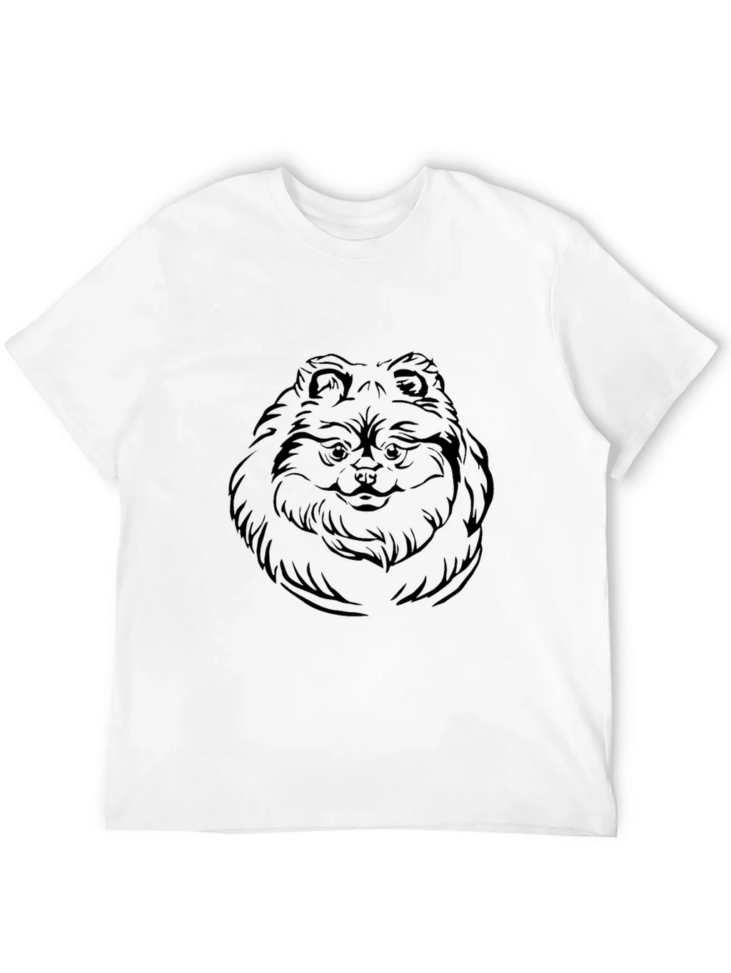 Pomeranian Dog Graphic Black T-Shirt product image 11