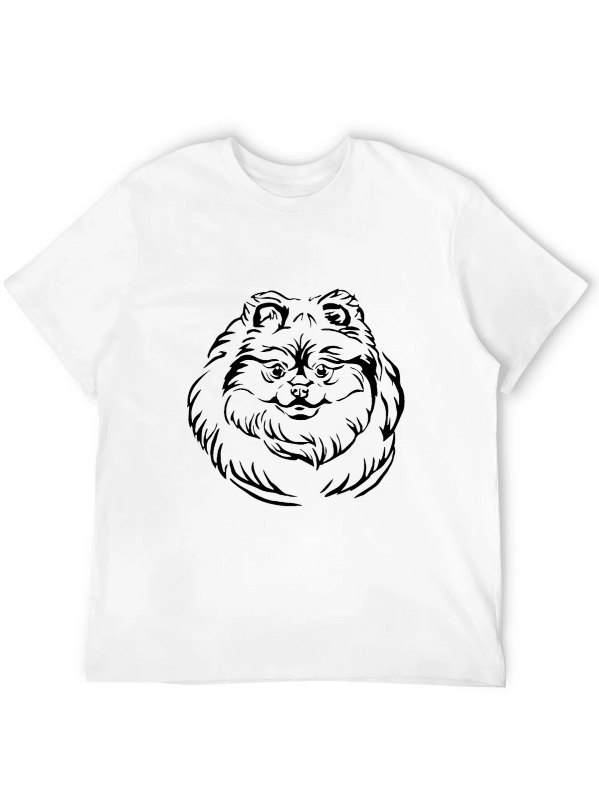 Pomeranian Dog Graphic Black T-Shirt product image 11