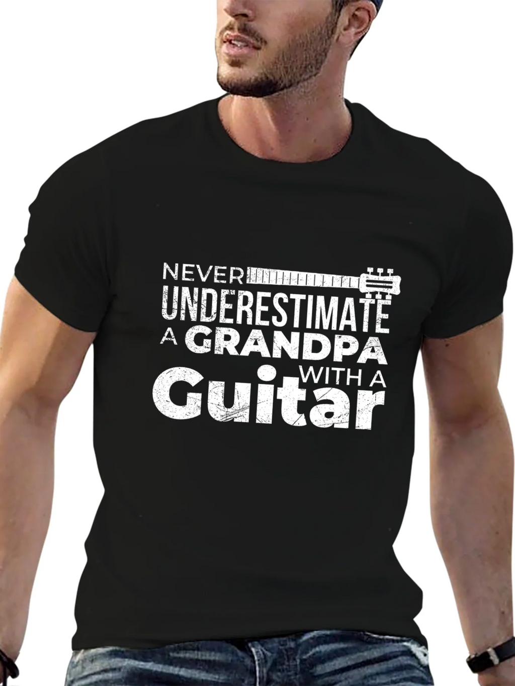 Grandpa Guitar T-Shirt - Never Underestimate product image 5
