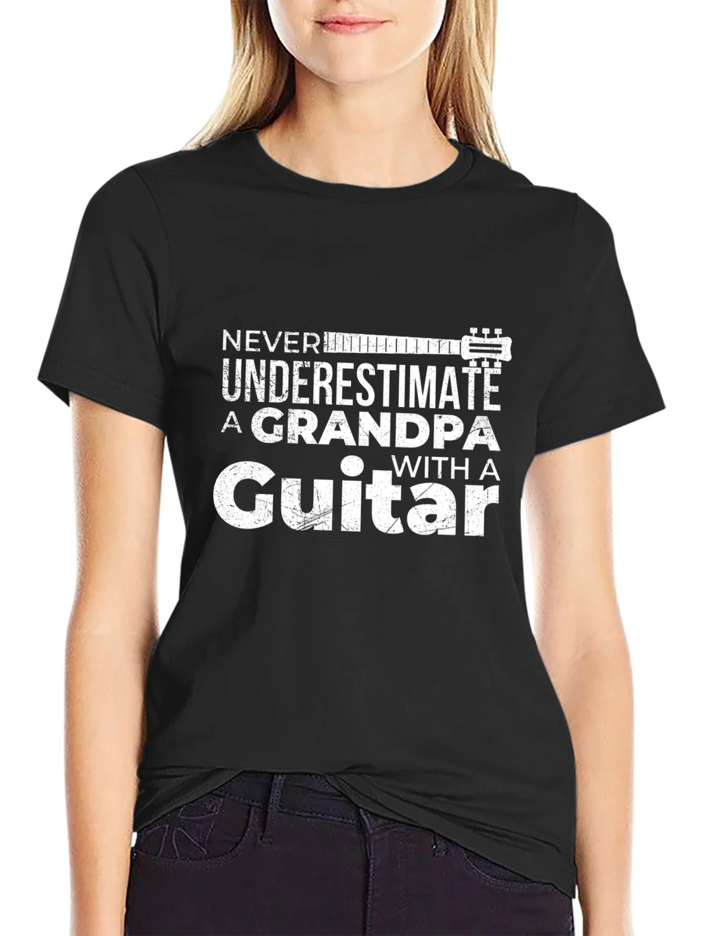 Grandpa Guitar T-Shirt - Never Underestimate product image 2