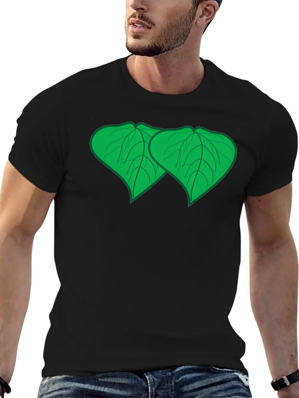 Bodhi Leaf Graphic Tee - Zen Style Comfort product image 6