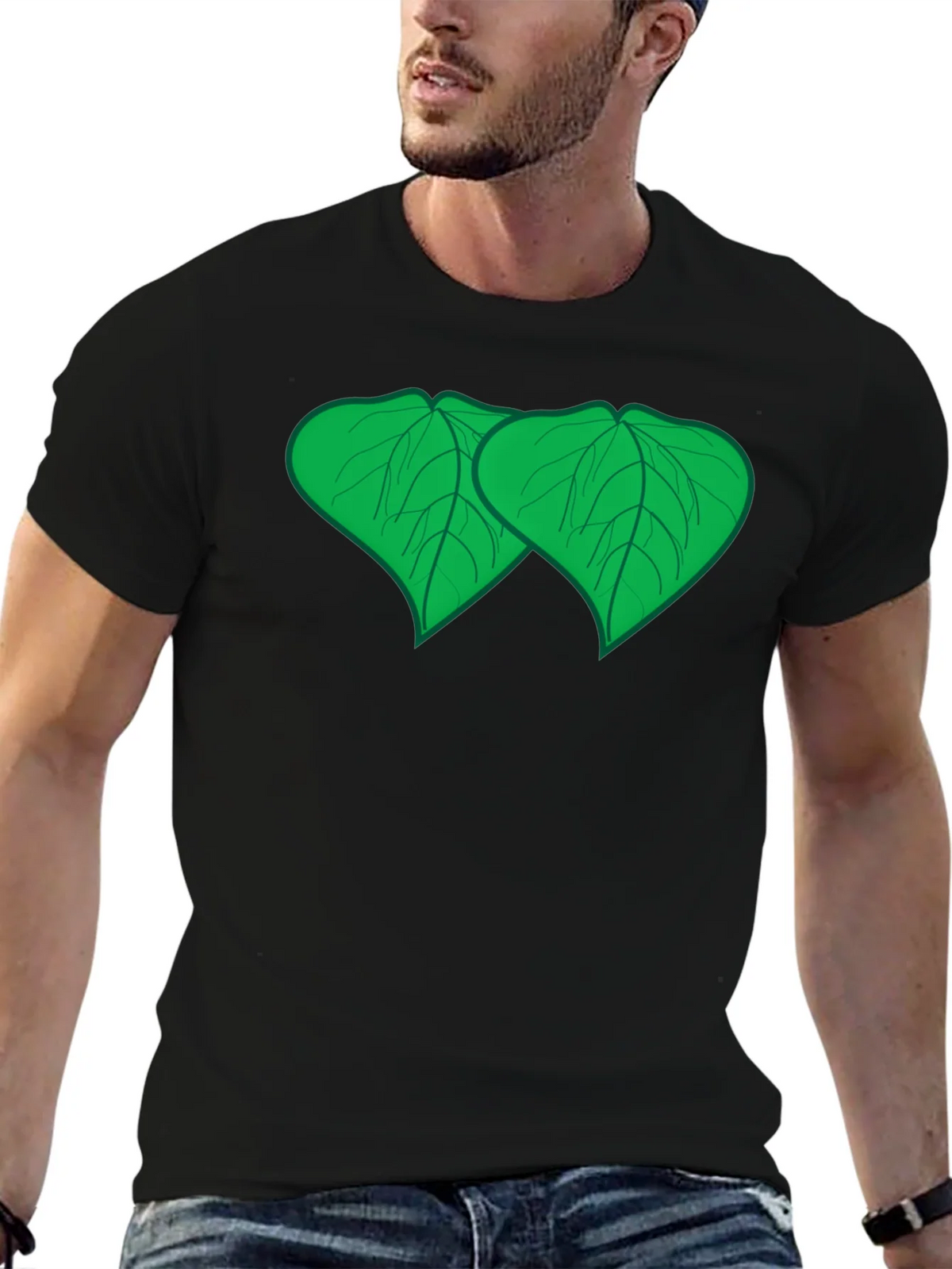 Bodhi Leaf Graphic Tee - Zen Style Comfort product image 6