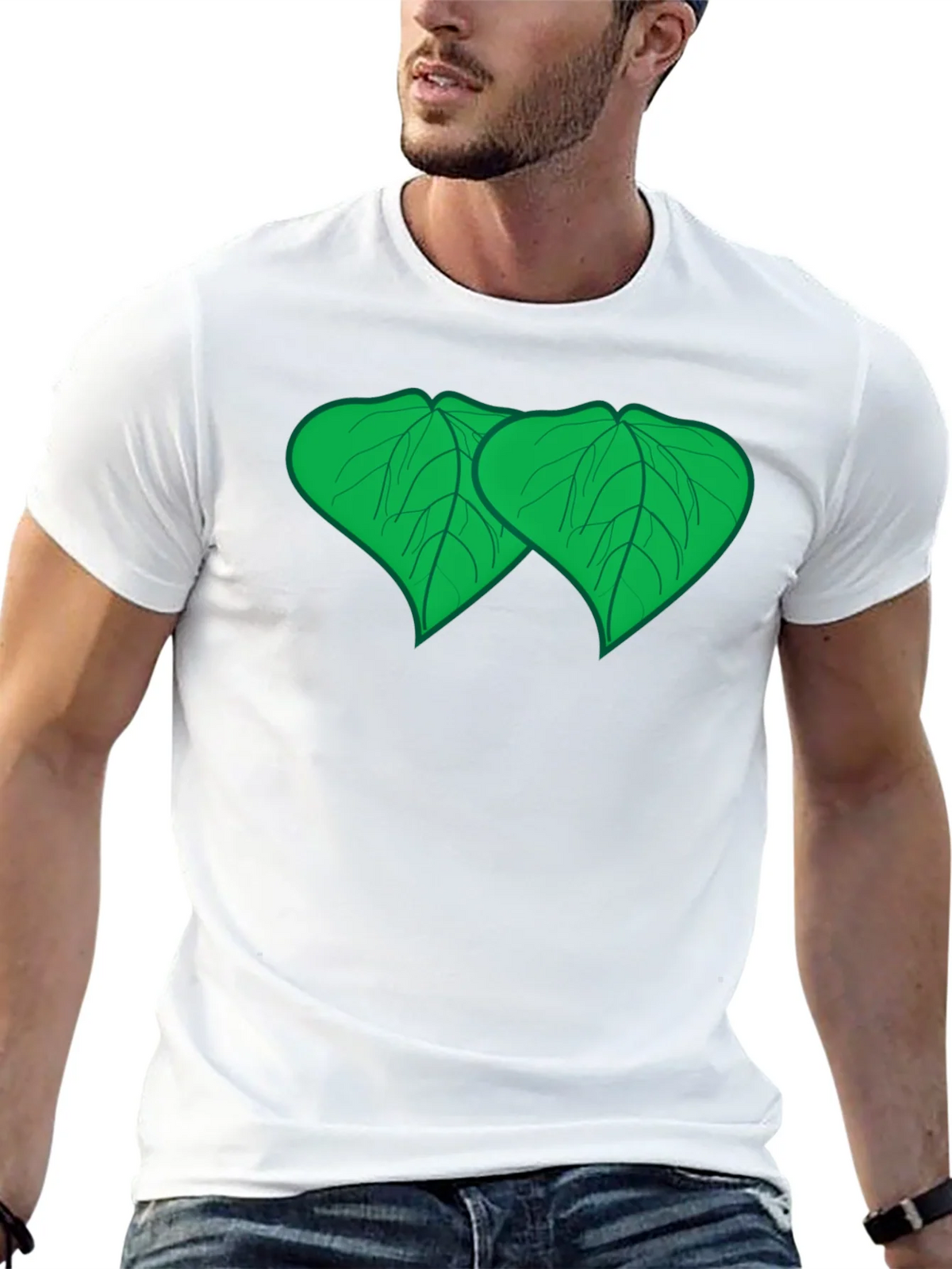 Bodhi Leaf Graphic Tee - Zen Style Comfort product image 12