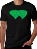 Bodhi Leaf Graphic Tee - Zen Style Comfort product image 1