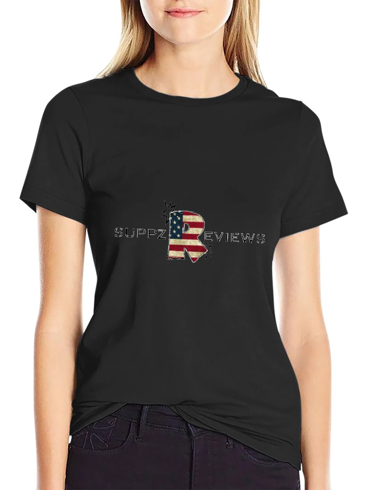 Suppz Reviews American Flag Letter R T-Shirt product image 2