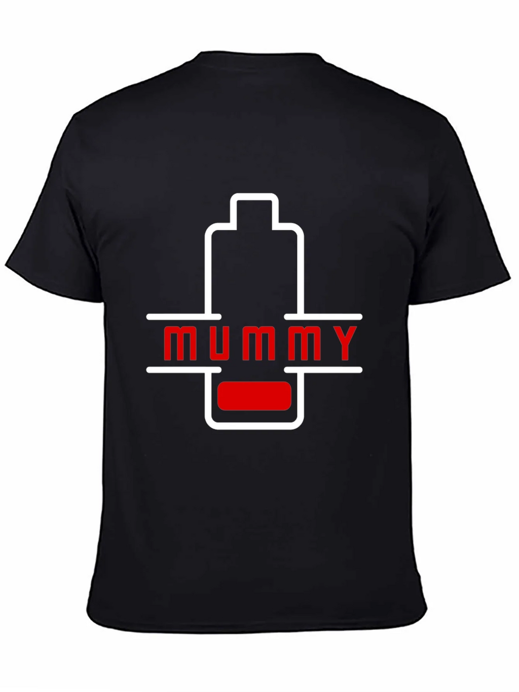 Mummy Low Battery Graphic T-Shirt - Unique Gift! product image 4