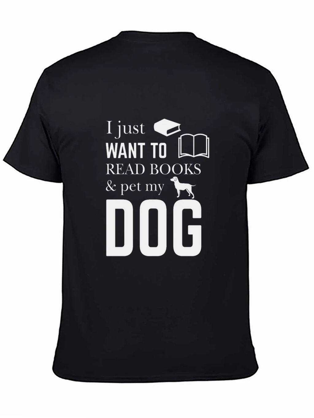 Book Lover & Dog Petting T-Shirt product image 4