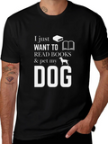 Book Lover & Dog Petting T-Shirt product image 1