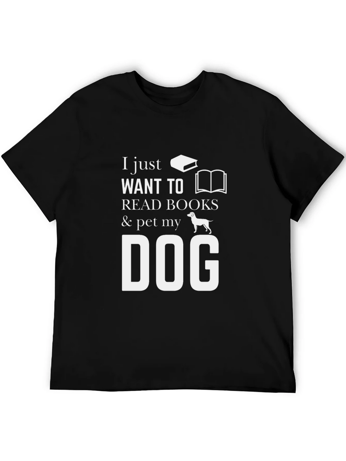 Book Lover & Dog Petting T-Shirt product image 5