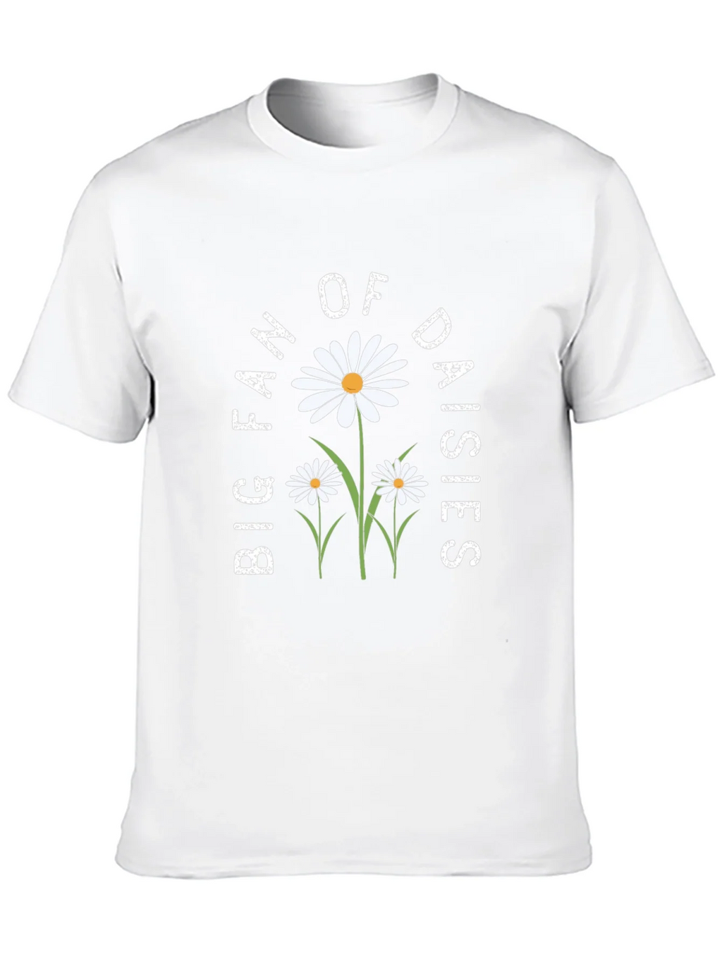 Big Fan of Daisies Black T-Shirt product image 8