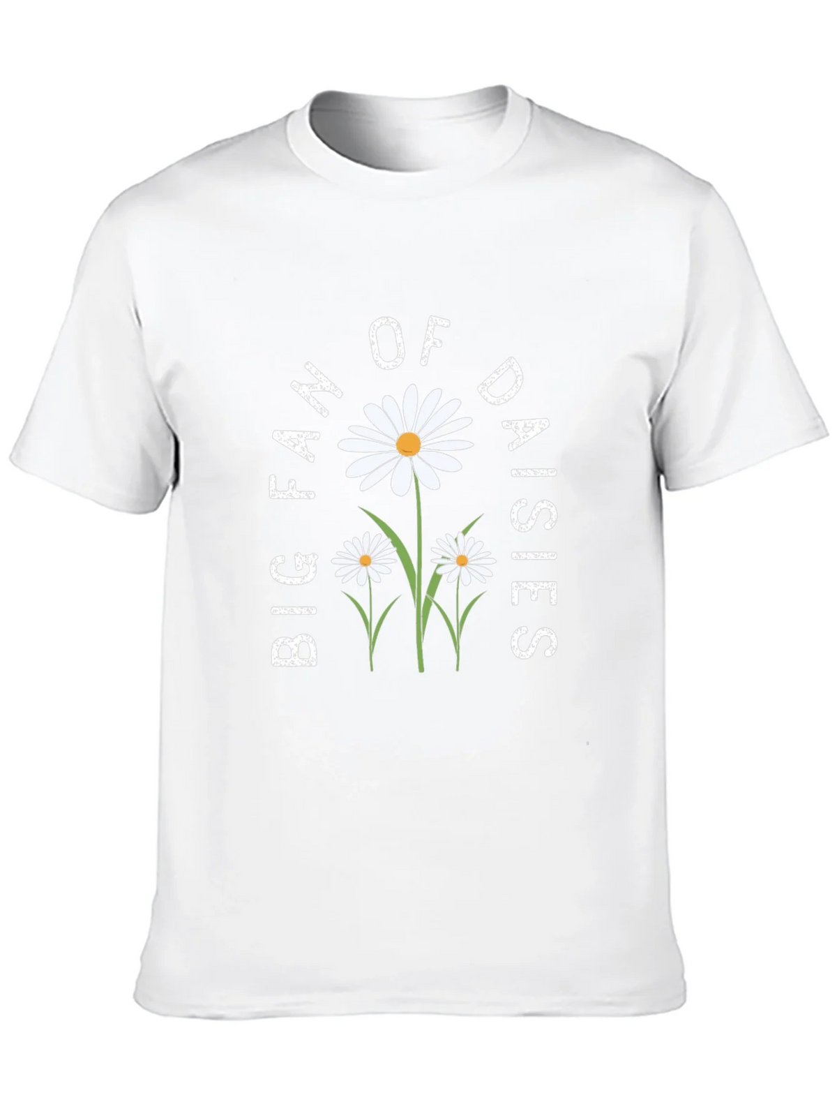 Big Fan of Daisies Black T-Shirt product image 8