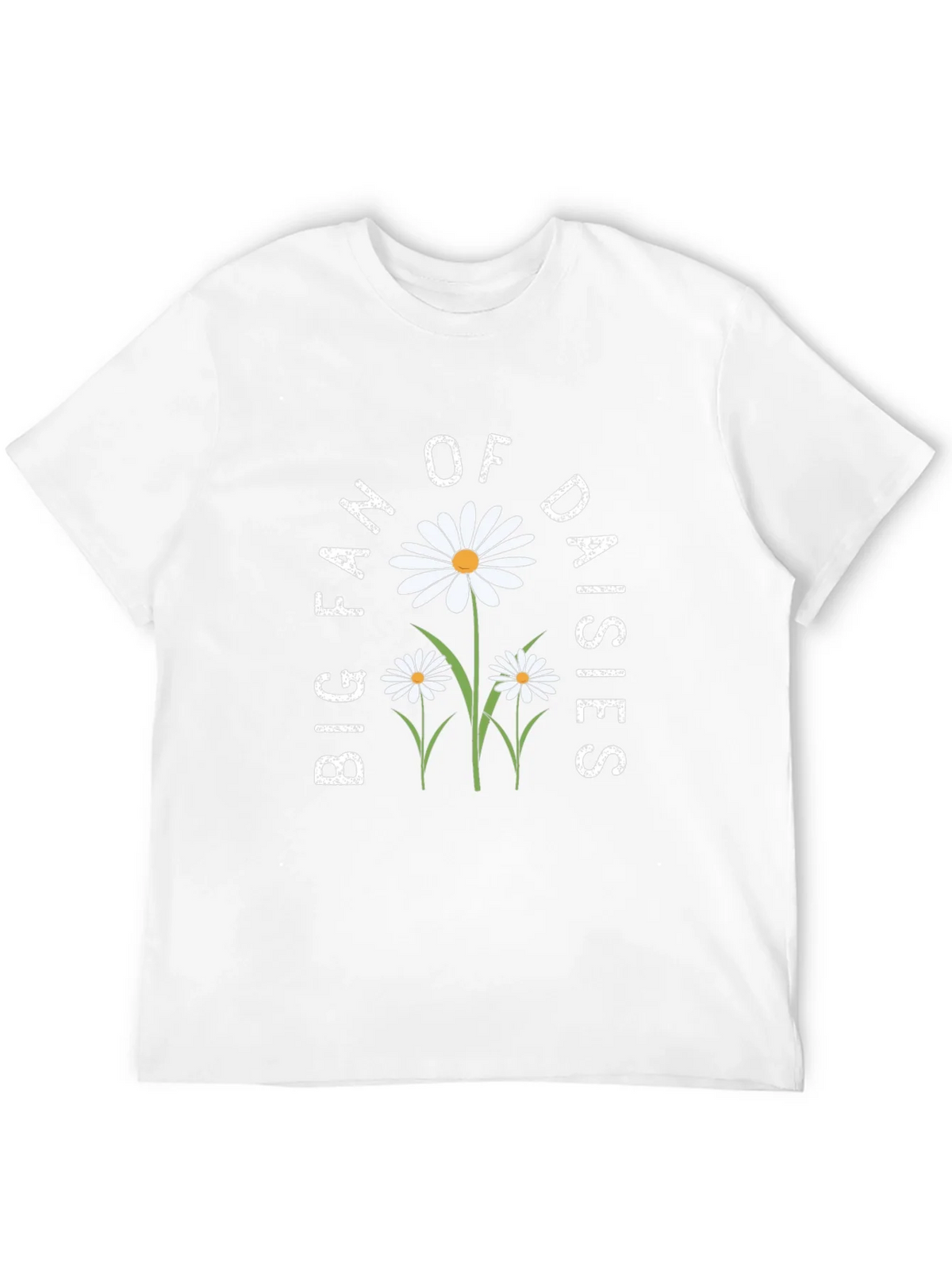 Big Fan of Daisies Black T-Shirt product image 9