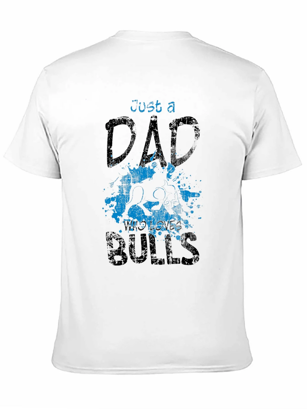 Just a Dad Who Loves Bulls T-Shirt product image 10
