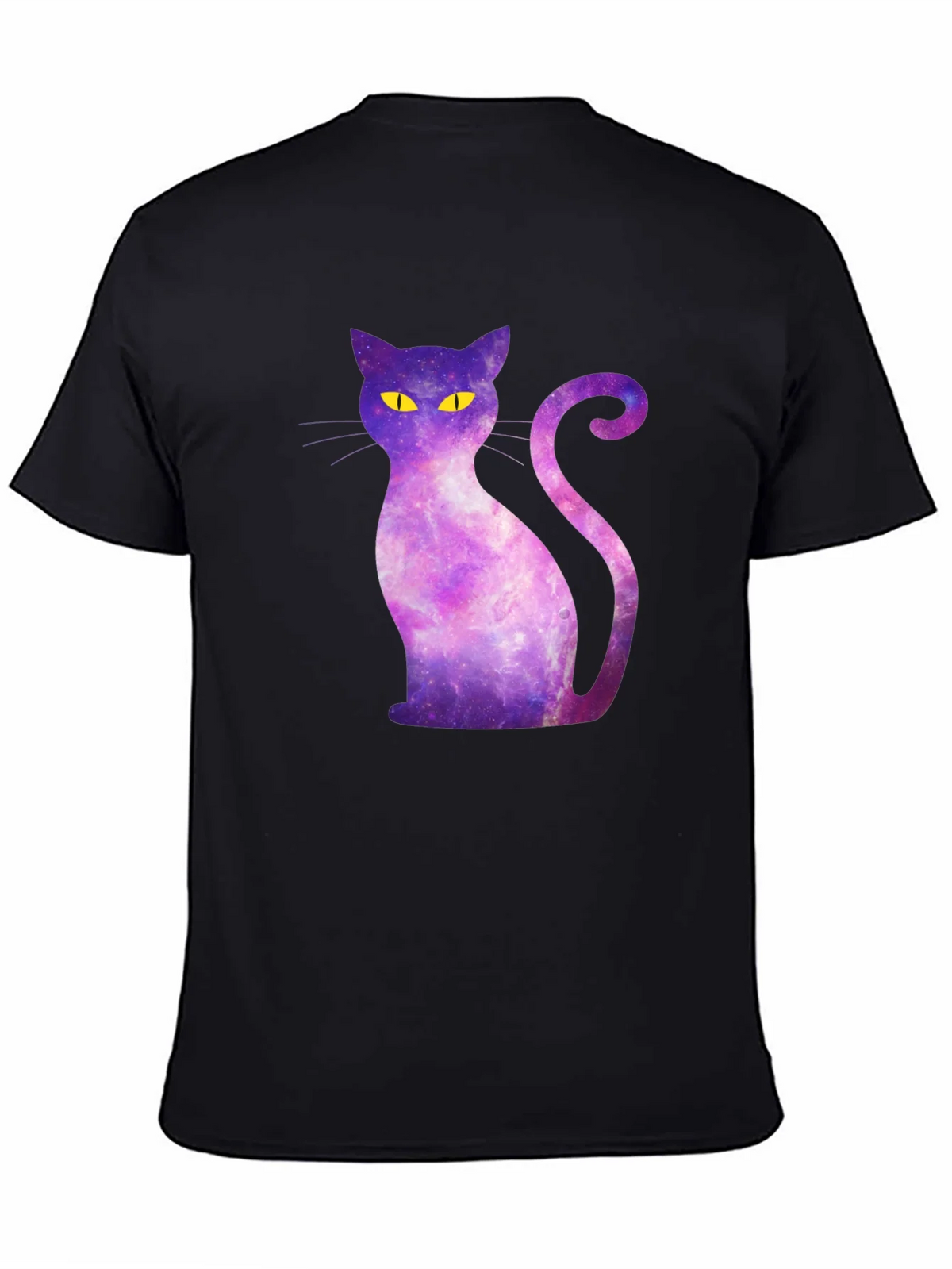 Galaxy Cat Graphic Tee - Mens Black T-Shirt product image 4