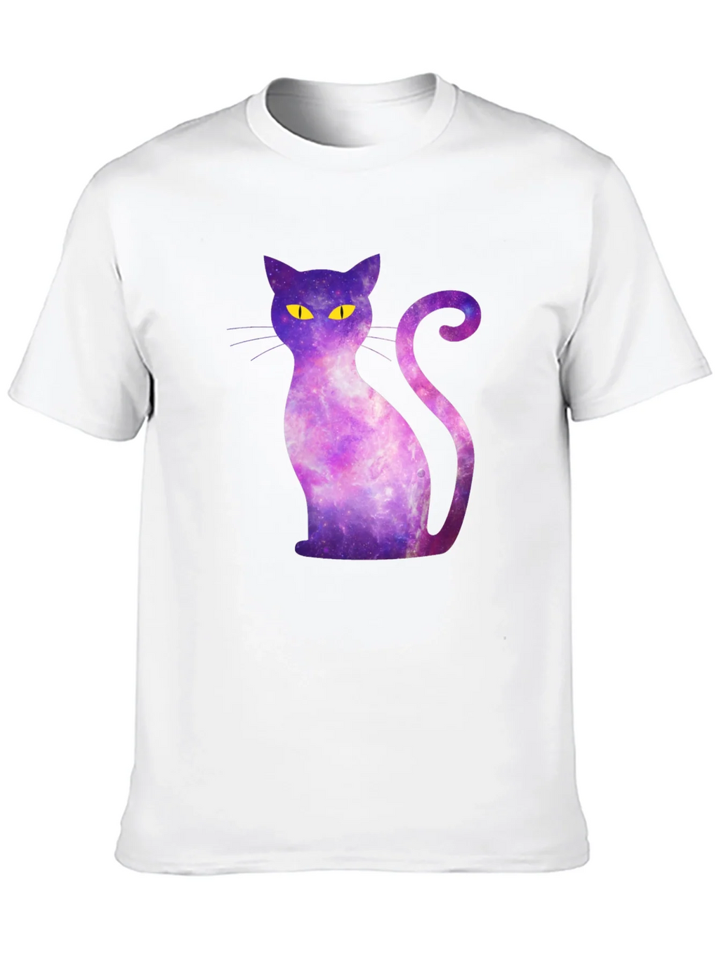 Galaxy Cat Graphic Tee - Mens Black T-Shirt product image 8