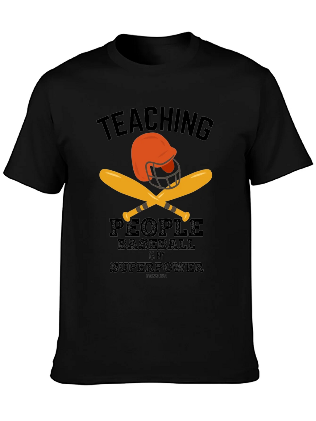Teaching Baseball Superpower Graphic Tee product image 3