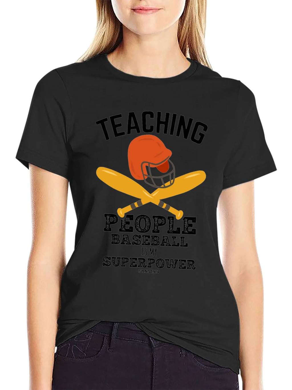 Teaching Baseball Superpower Graphic Tee product image 2