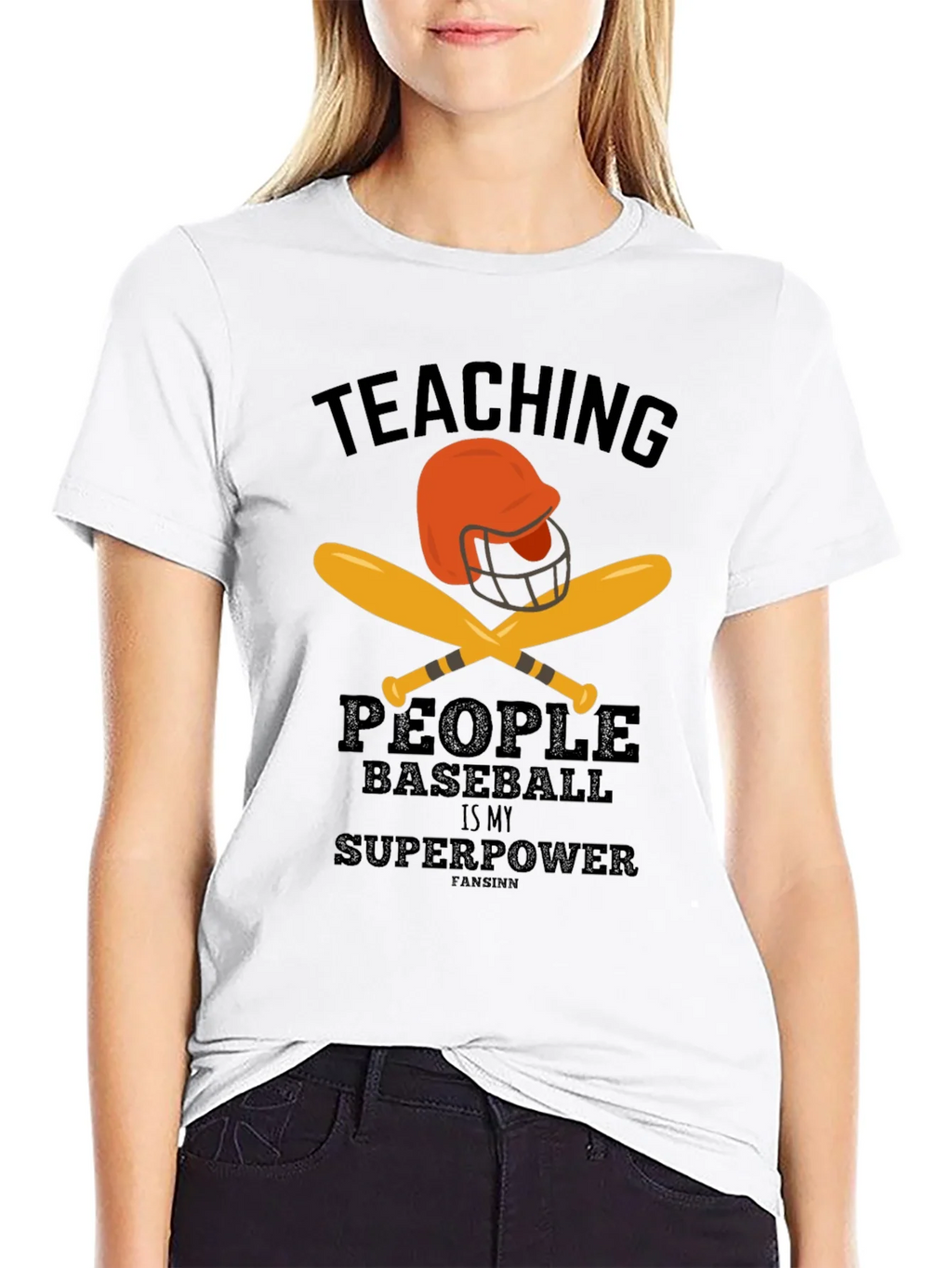 Teaching Baseball Superpower Graphic Tee product image 8