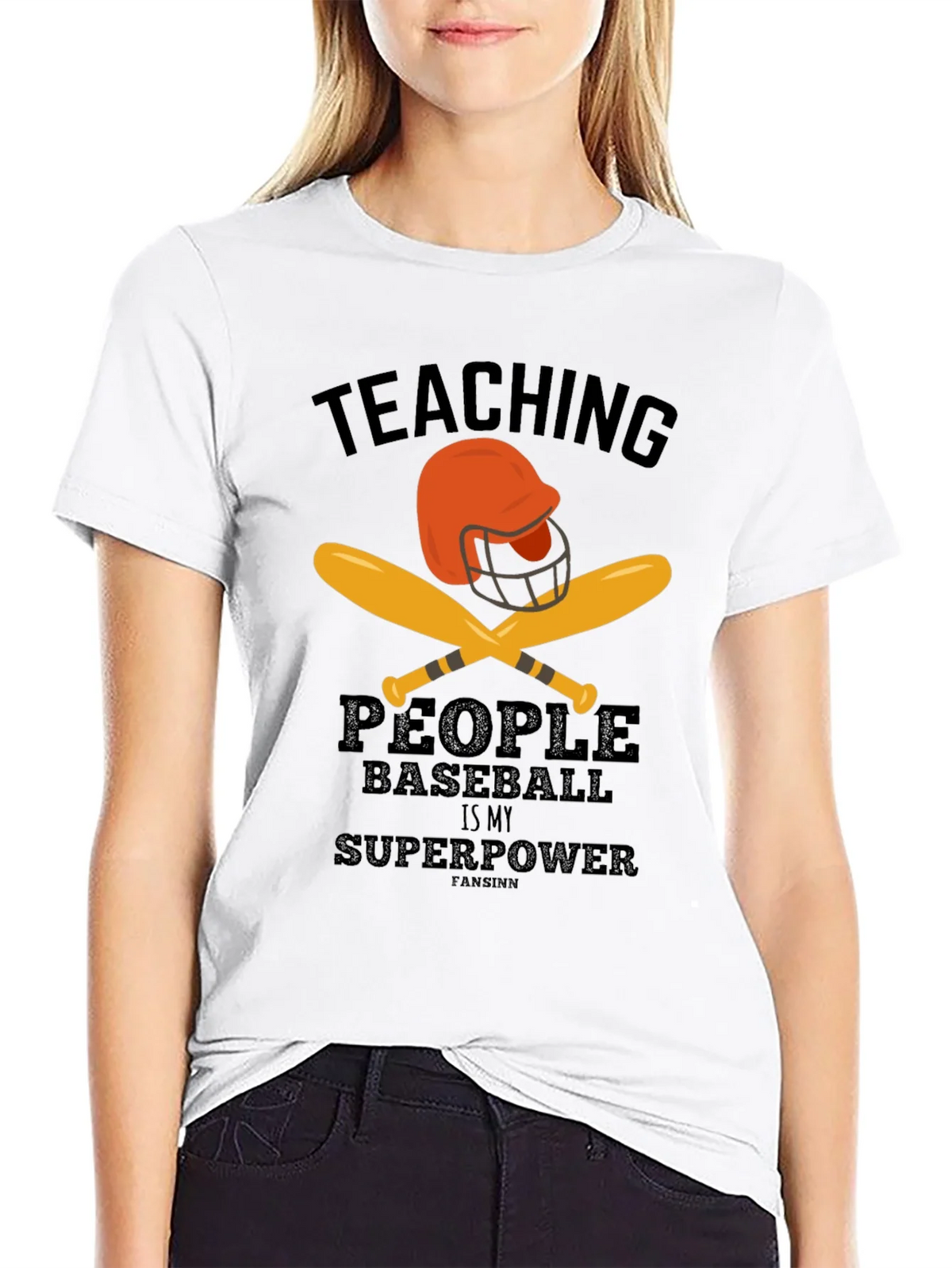 Teaching Baseball Superpower Graphic Tee product image 8