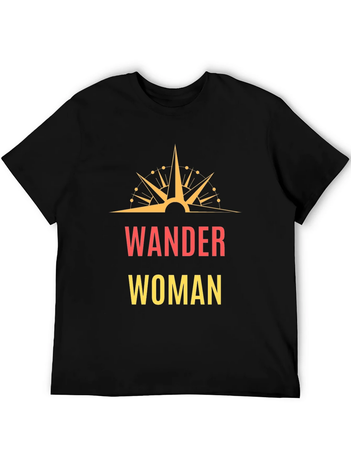 Wander Woman Graphic Tee - Black product image 4