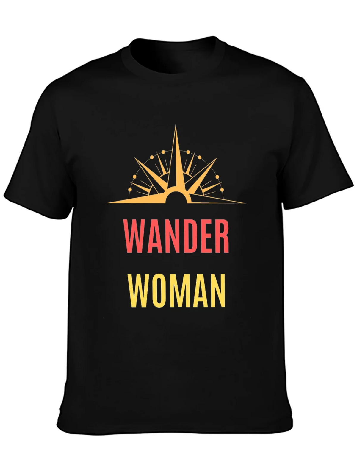 Wander Woman Graphic Tee - Black product image 2