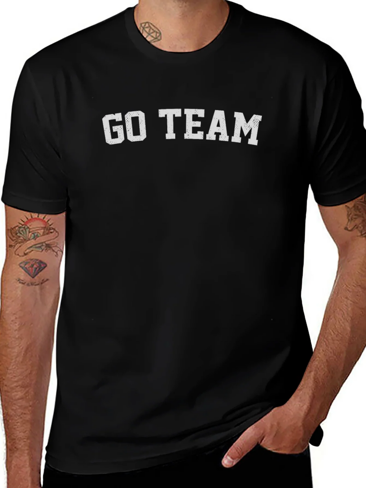 Go Team Graphic Tee - Black T-Shirt product image 1